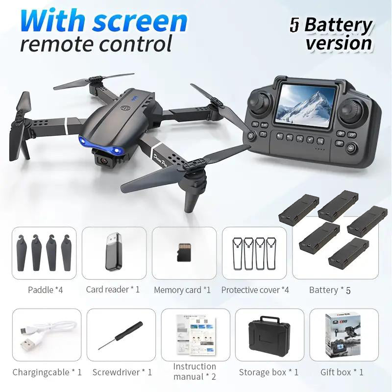 HD Dual Camera E99Pro Drone – Foldable, Lightweight & Powerful