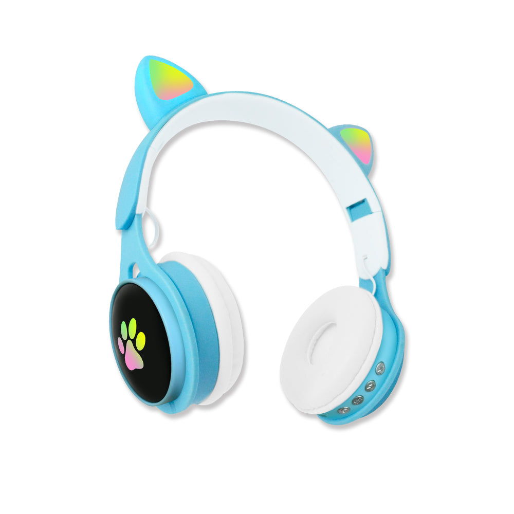 QIYU Cute Cat Ear Headphones for Kids – High Quality Bass Sound