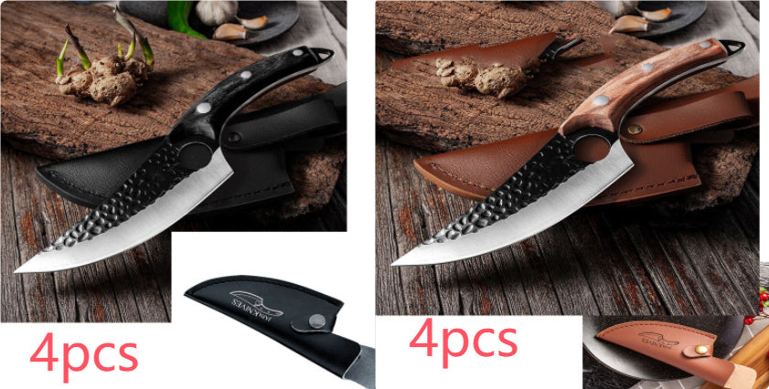 Heavy-Duty Boning Knife – Sharp Stainless Steel Butcher Tool for Meat Processing kitchen tools