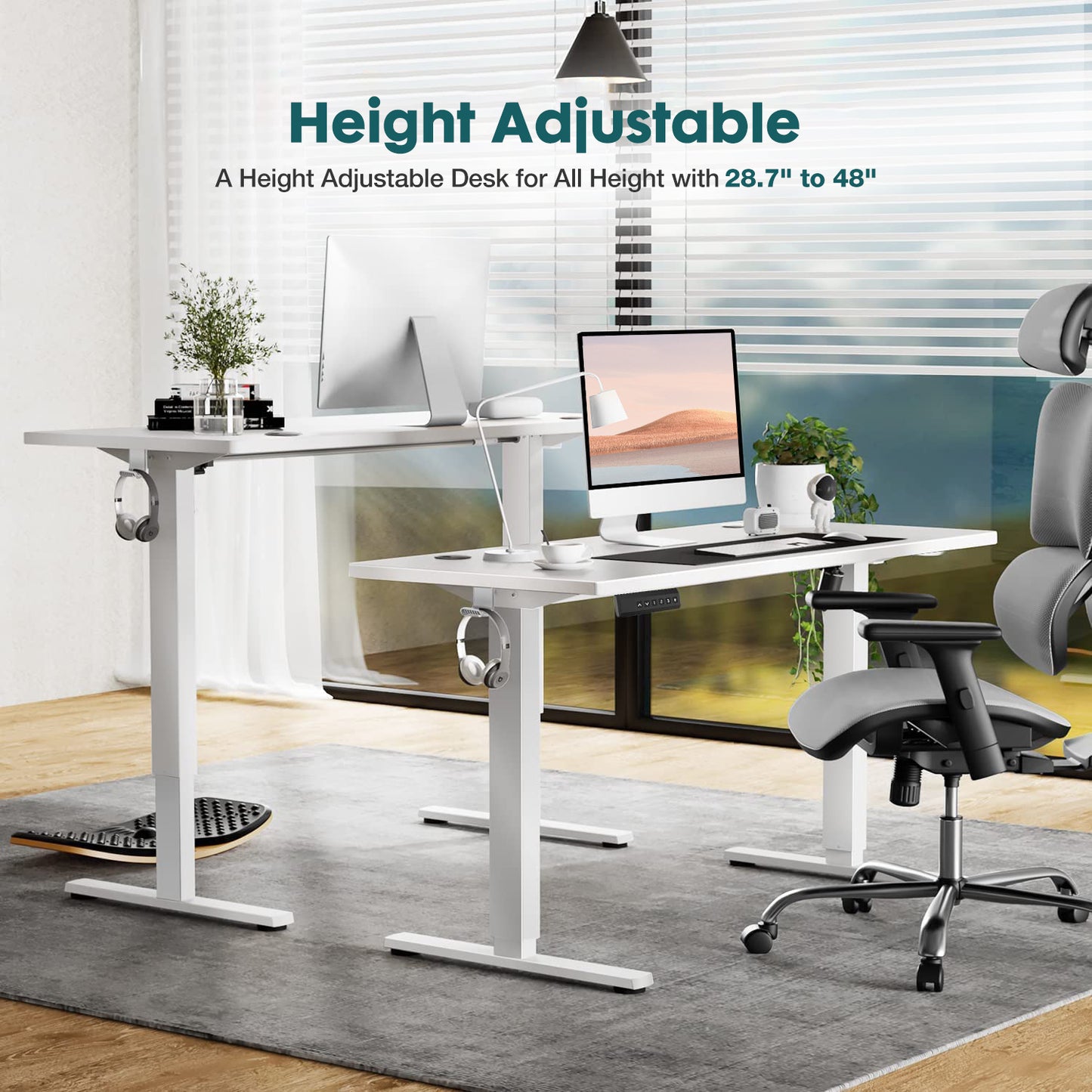 Smart Sit-Stand Desk – Smooth Lift, Modern Design