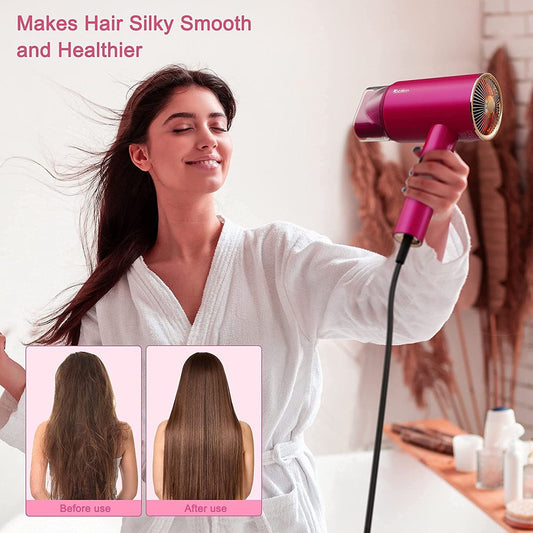 Professional Ionic Hair Dryer – 1800W Low Noise Fast Drying | 2 Speed, 3 Heat Settings Fashion