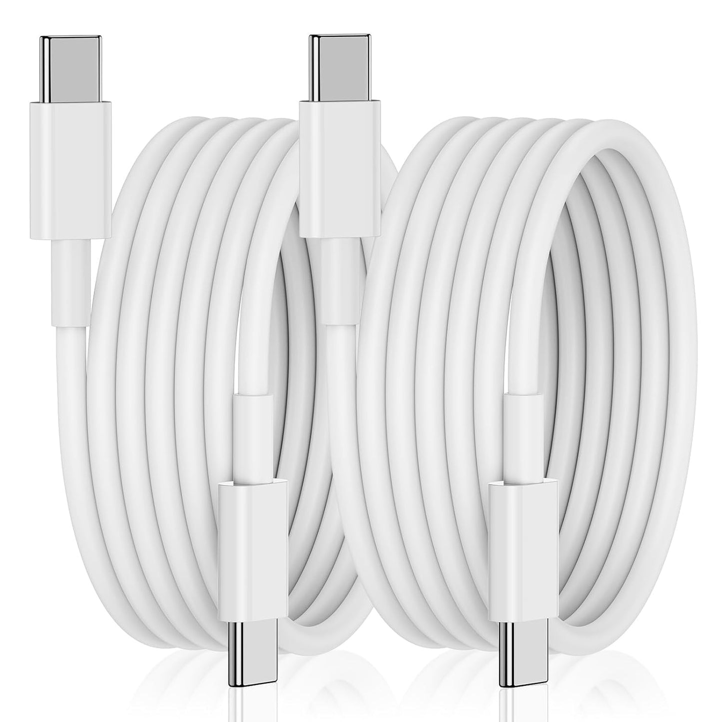 High-Speed Charger Set – USB-C Plug + 6ft Lightning Cable (2-Pack)