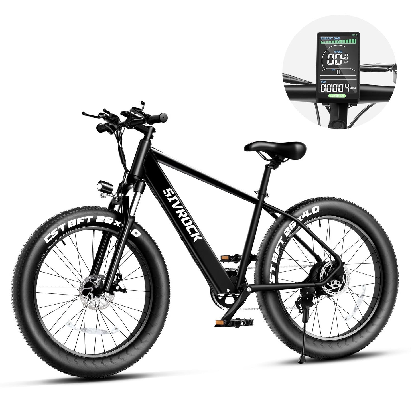 Powerful Electric Mountain Bike – 1000W Motor, 26x4.0 Fat Tires, Long-Range Ride Bike