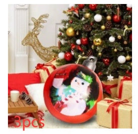 Large 60CM PVC Christmas Ball – Inflatable Xmas Ornament for Yard or Tree Home