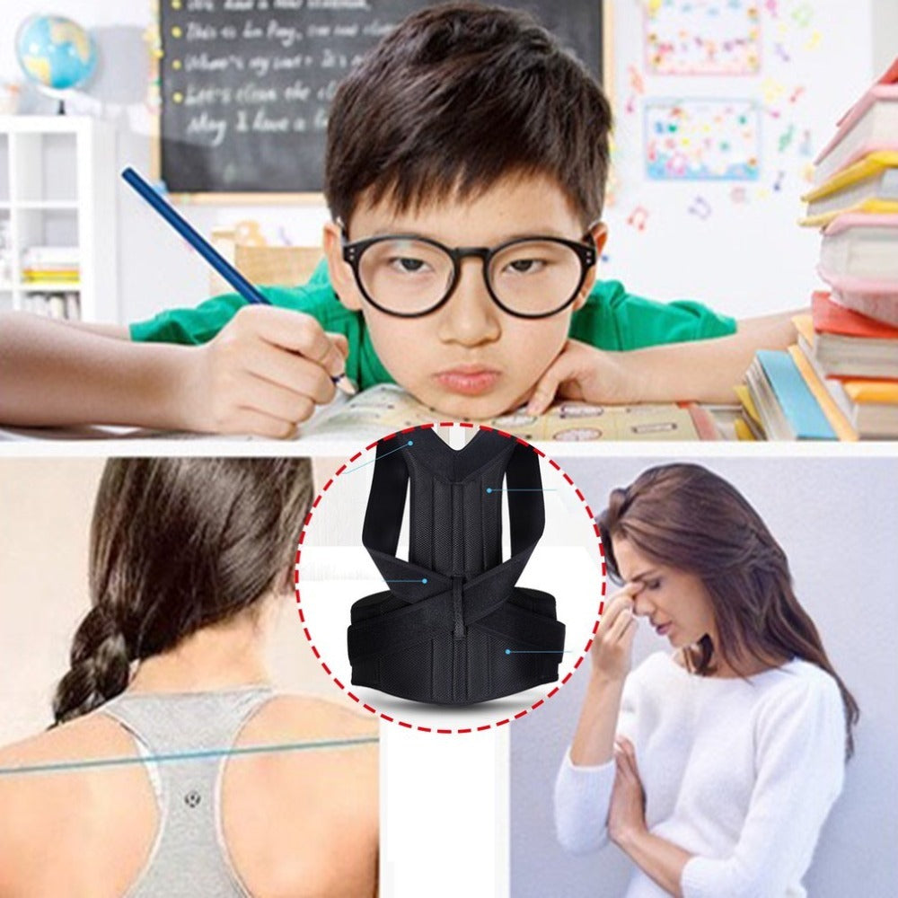 Back Posture Trainer – Spine Alignment Brace | Improve Confidence & Comfort Health