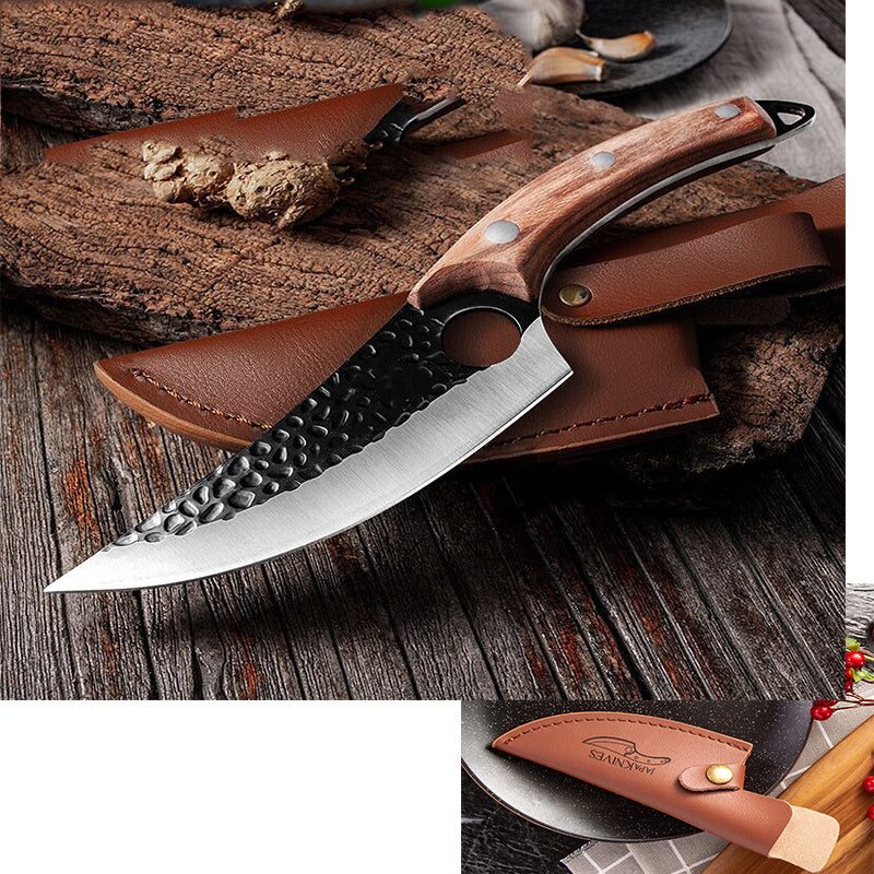 Heavy-Duty Boning Knife – Sharp Stainless Steel Butcher Tool for Meat Processing kitchen tools