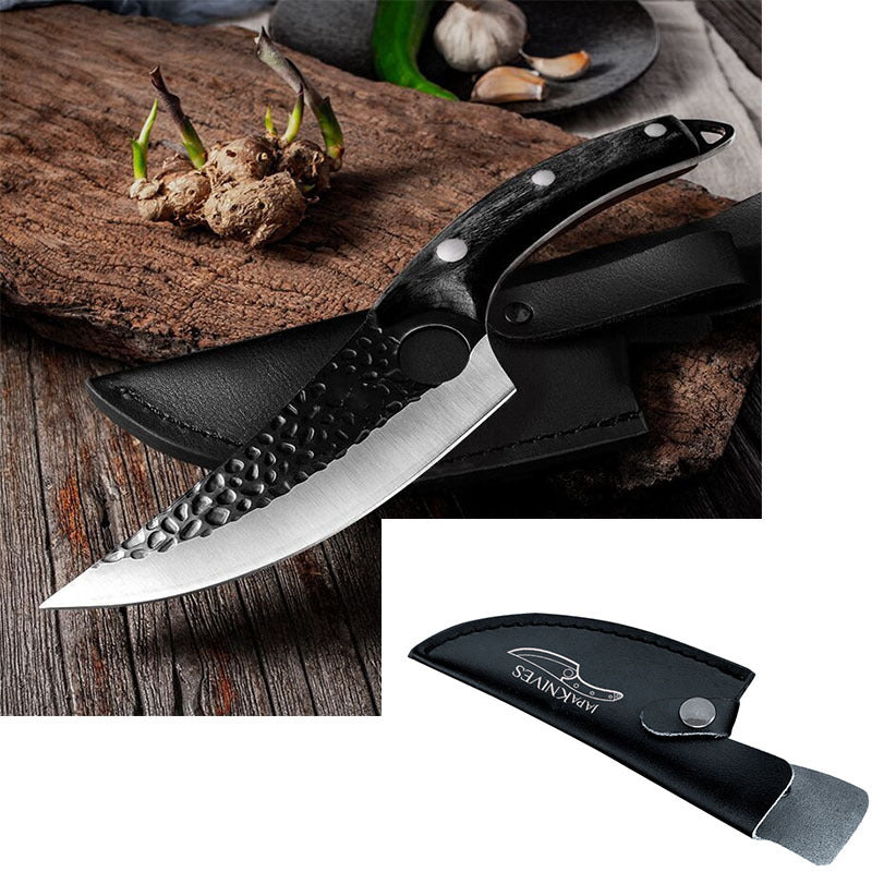 Heavy-Duty Boning Knife – Sharp Stainless Steel Butcher Tool for Meat Processing kitchen tools