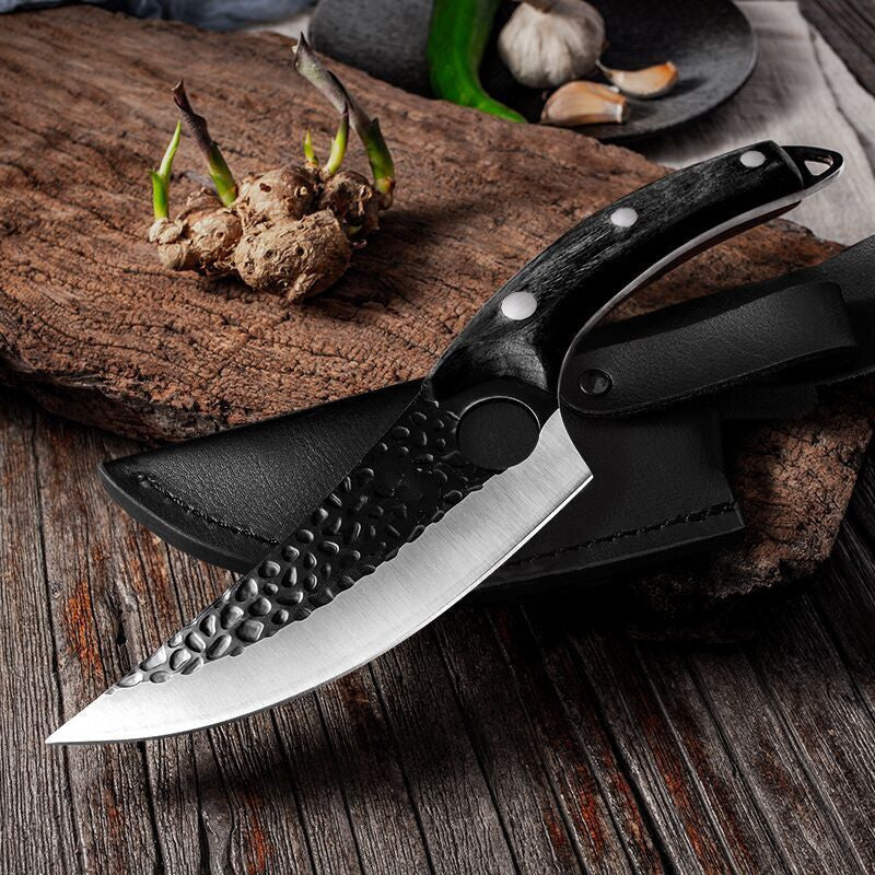 Heavy-Duty Boning Knife – Sharp Stainless Steel Butcher Tool for Meat Processing kitchen tools