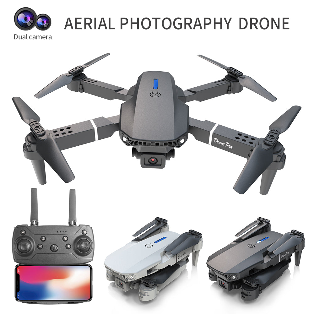 E88 Dual Camera Drone – WiFi FPV, Foldable & Beginner-Friendly