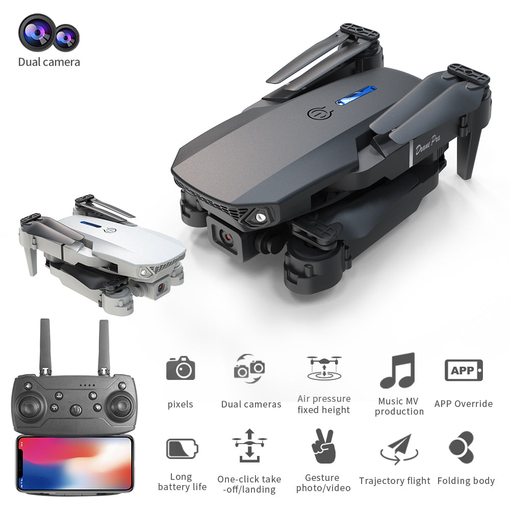 E88 Dual Camera Drone – WiFi FPV, Foldable & Beginner-Friendly