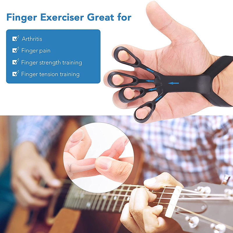 Silicone Finger Grip Trainer – Hand Exerciser for Strength, Rehab & Pain Relief Health