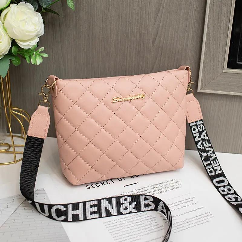 Small Messenger Bag For Women Trend Lingge Embroidery Female Shoulder Bags Fashion Chain Ladies Crossbody Purse Women bags