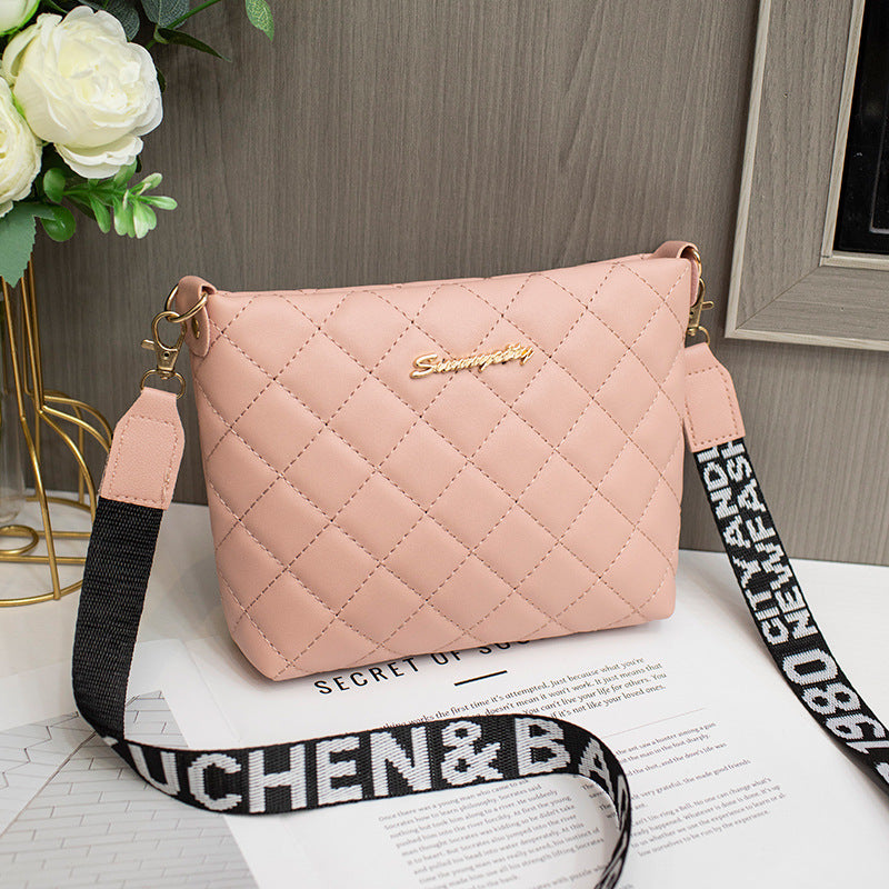 Luxury Lingge Embroidered Shoulder Bag – Stylish Women’s Crossbody Purse