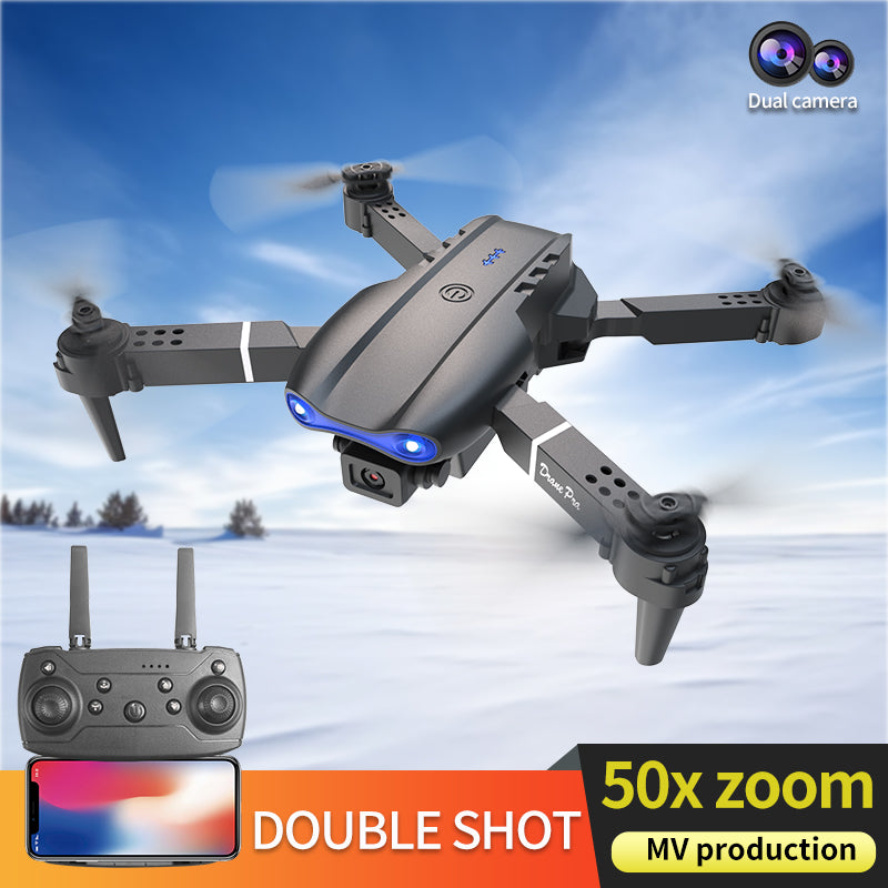 HD Dual Camera E99Pro Drone – Foldable, Lightweight & Powerful