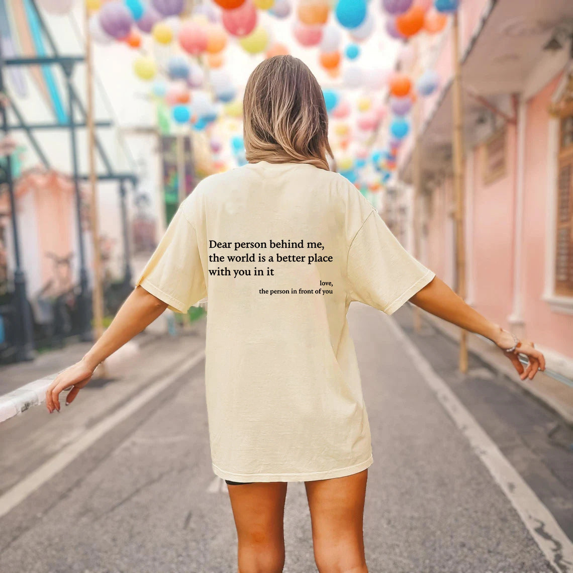 Trendy Slogan T-Shirt for Women – Stylish Letter Print Short Sleeve Top Fashion