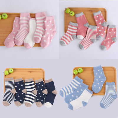 Soft Cotton Tube Socks – Comfy Breathable Socks for Kids & Toddlers children