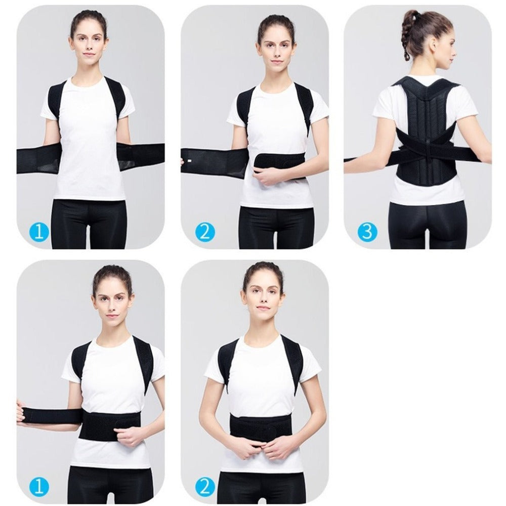Back Posture Trainer – Spine Alignment Brace | Improve Confidence & Comfort Health