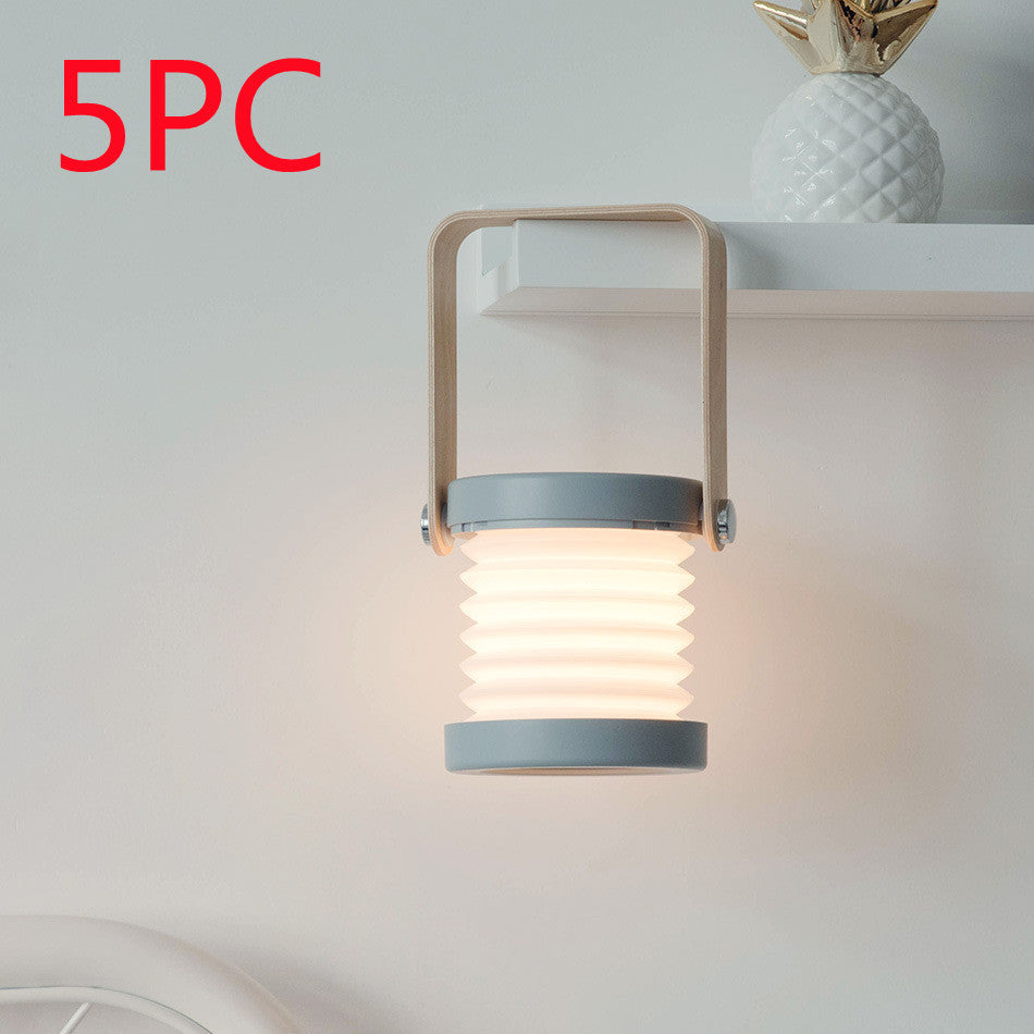 Modern Foldable LED Lamp – Dimmable Touch Night Light | Portable Home Lantern Home