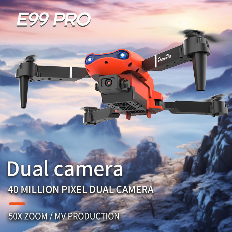 HD Dual Camera E99Pro Drone – Foldable, Lightweight & Powerful