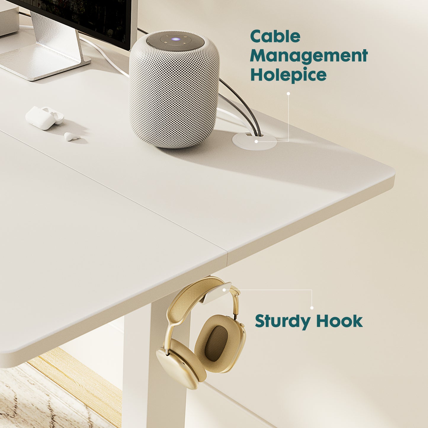 Smart Sit-Stand Desk – Smooth Lift, Modern Design