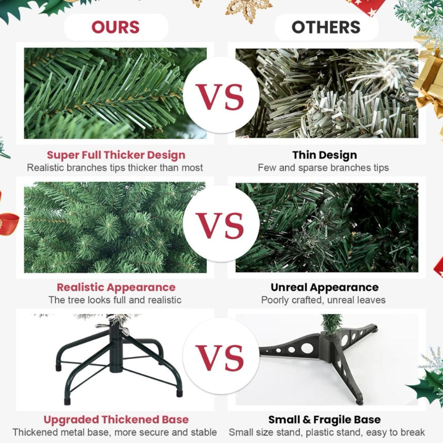 Premium Artificial Christmas Tree – Realistic Branches & Easy Setup for a Magical Holiday! Home