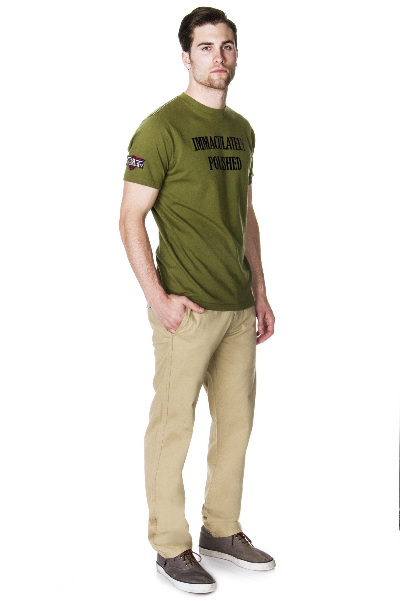 Men’s Khaki Chino Pant – 65 McMlxv Stylish Everyday Wear