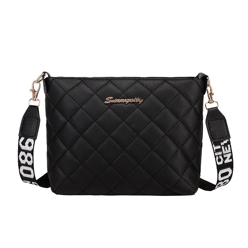 Luxury Lingge Embroidered Shoulder Bag – Stylish Women’s Crossbody Purse