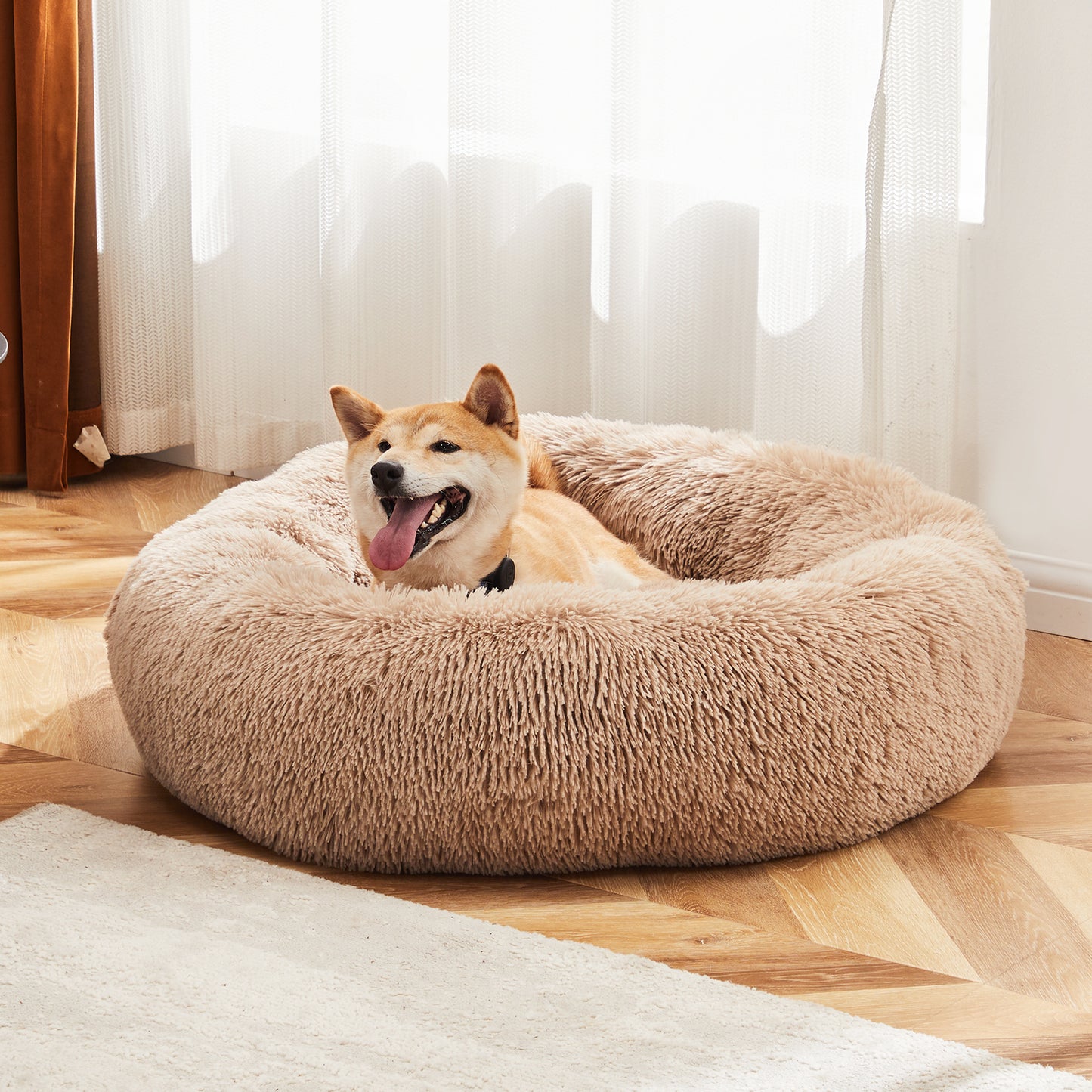 Comfort Cloud 24" Cat Bed – Fluffy, Secure & Pet-Approved