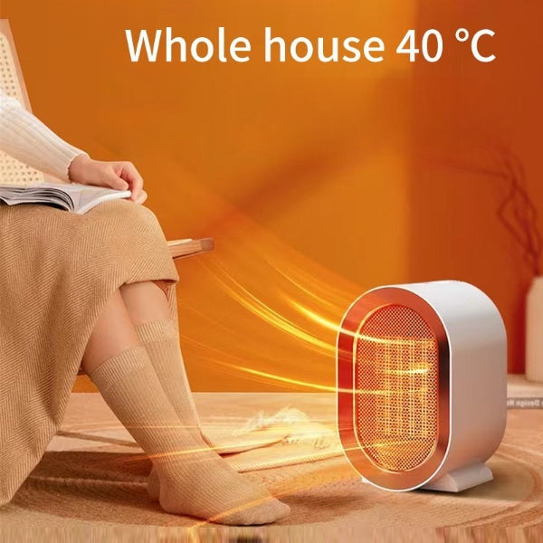 Mini Electric Heater – Portable PTC Ceramic Desk Warmer for Home & Office Winter