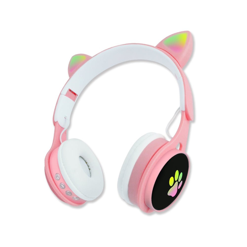 QIYU Cute Cat Ear Headphones for Kids – High Quality Bass Sound