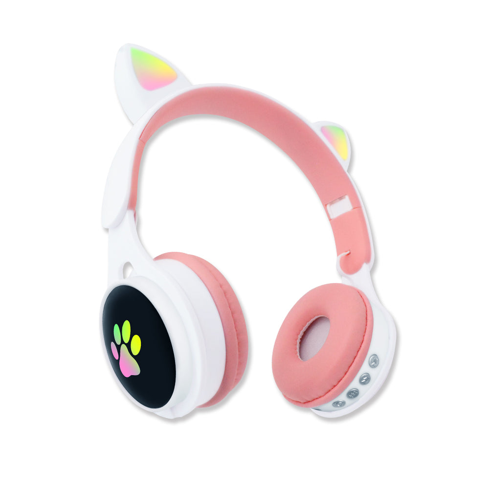 QIYU Cute Cat Ear Headphones for Kids – High Quality Bass Sound