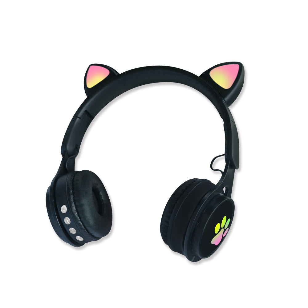 QIYU Cute Cat Ear Headphones for Kids – High Quality Bass Sound