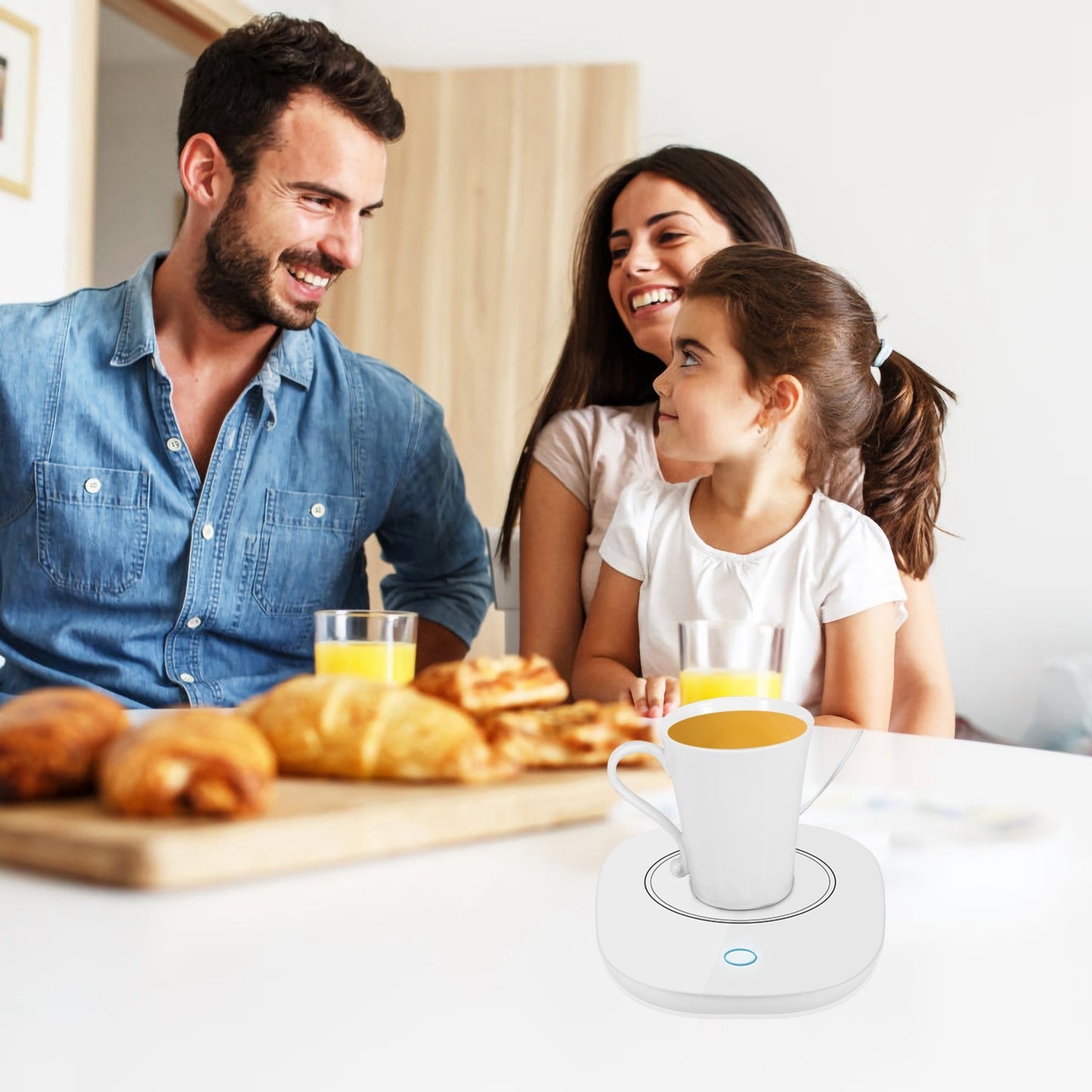 Smart Coffee Mug Warmer – Auto Shut Off Electric Cup Heater Pad for Home & Office Electronics