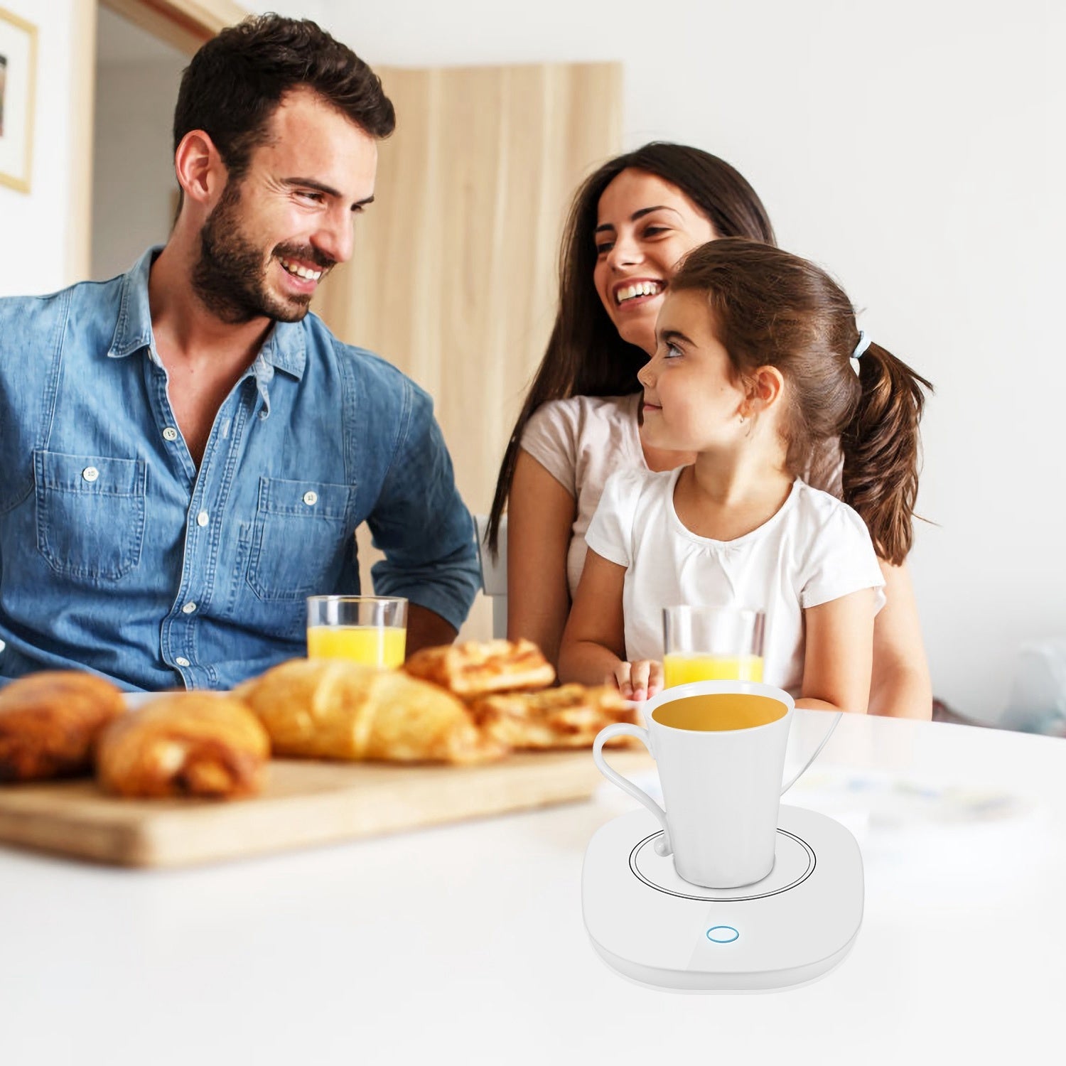 Smart Coffee Mug Warmer – Auto Shut Off Electric Cup Heater Pad for Home & Office Electronics