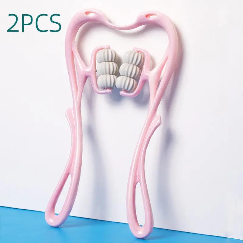 Multifunctional Manual Six-wheel Neck Massager Massage Relieve Roller Massage Tool Women bags