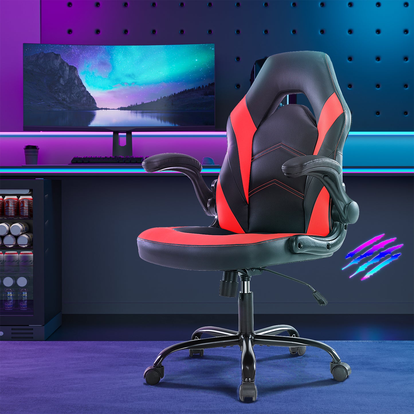 Ergonomic PU Leather Office Chair – Swivel Computer & Gaming Chair | USA