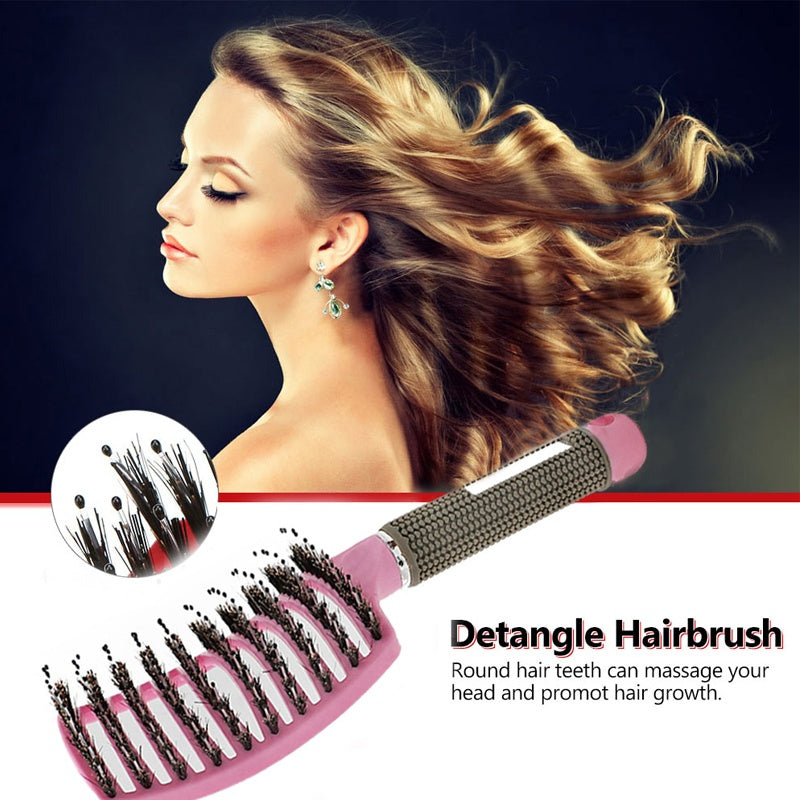 Tangle-Free Beauty – Anti-Klit Detangler Hair Brush for Smooth, Shiny Hair Home