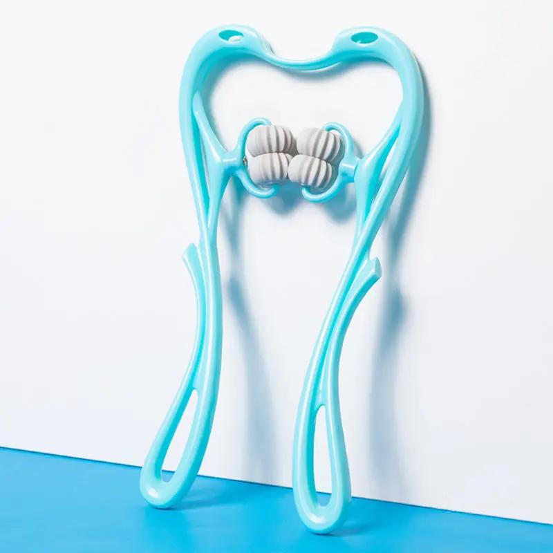 Multifunctional Manual Six-wheel Neck Massager Massage Relieve Roller Massage Tool Women bags