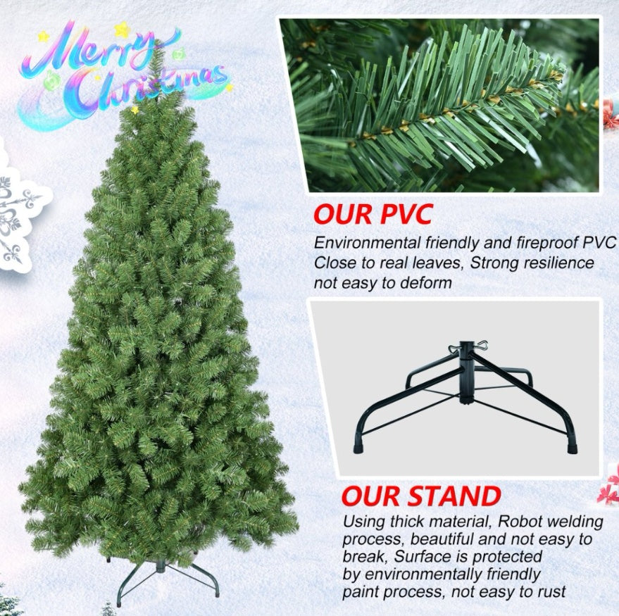 Premium Artificial Christmas Tree – Realistic Branches & Easy Setup for a Magical Holiday! Home