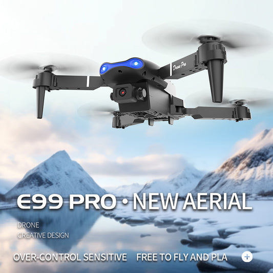 HD Dual Camera E99Pro Drone – Foldable, Lightweight & Powerful