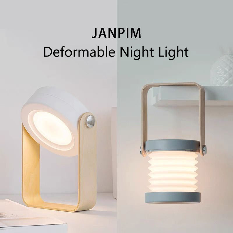Modern Foldable LED Lamp – Dimmable Touch Night Light | Portable Home Lantern Home