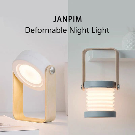 Modern Foldable LED Lamp – Dimmable Touch Night Light | Portable Home Lantern Home