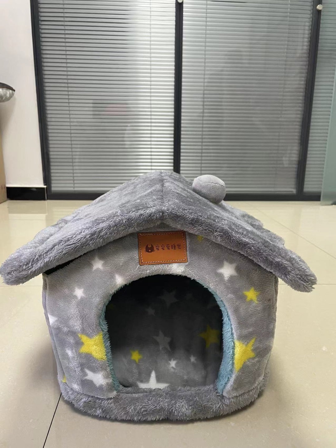 Foldable Dog House Pet Cat Bed Winter Dog Villa Sleep Kennel Removable Nest Warm Enclosed Cave Sofa Pets Supplies Animals