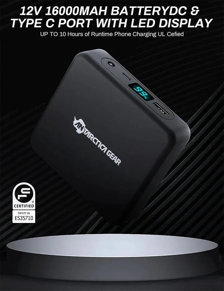 Men’s Smart Heated Jacket – ANTARCTICA GEAR™ Thermal Winter Coat Fashion