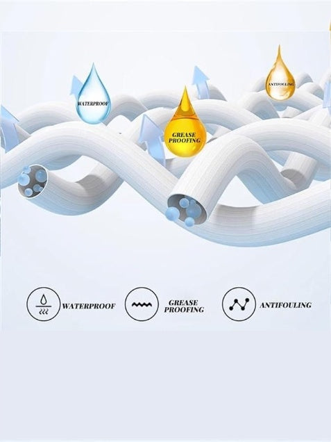 Men’s Water-Repellent Crewneck Tee – Classic White Cotton Blend T-Shirt Fashion