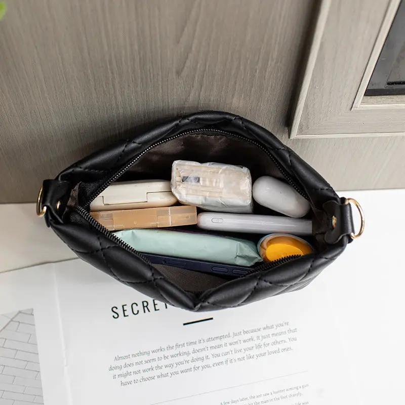 Small Messenger Bag For Women Trend Lingge Embroidery Female Shoulder Bags Fashion Chain Ladies Crossbody Purse Women bags