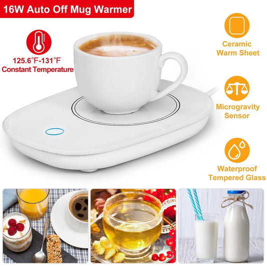 Smart Coffee Mug Warmer – Auto Shut Off Electric Cup Heater Pad for Home & Office Electronics