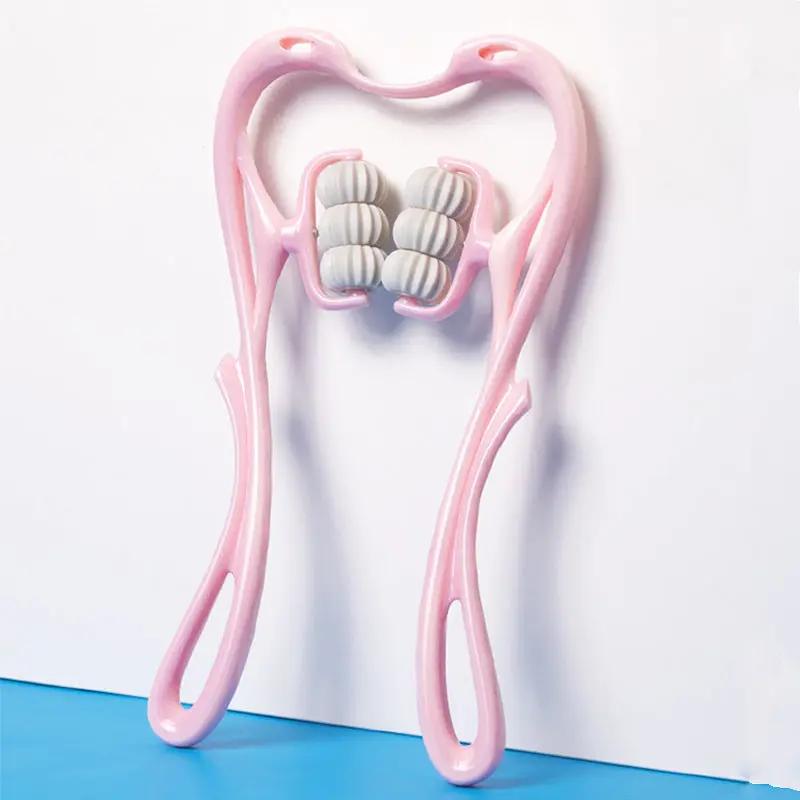 Multifunctional Manual Six-wheel Neck Massager Massage Relieve Roller Massage Tool Women bags