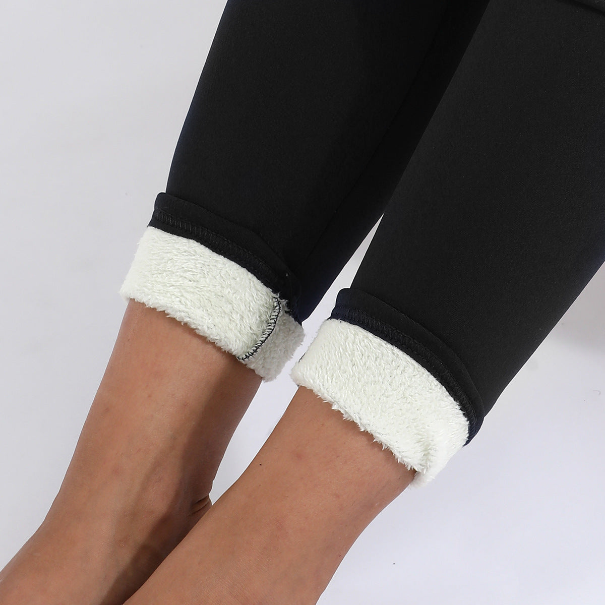 Warm Fleece Winter Leggings – Thick High-Stretch Cashmere Pants for Women Fashion