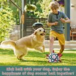 Dog Toys Soccer Ball with Straps, Interactive Toys for Tug of War, Dog Balls for Small Medium Dog - Image 4